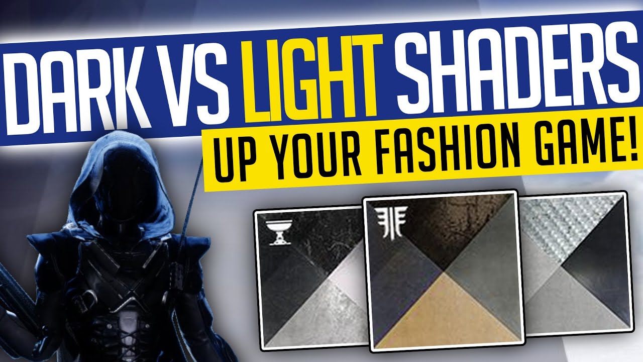 Destiny 2 | Dark Vs Light Shaders! Faceless Guardian, Black \U0026 White Sets - Must See!