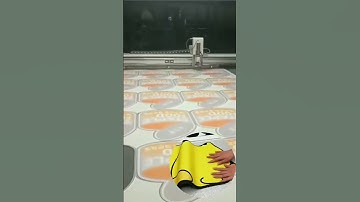 Oscillating knife cnc cutting machine with camera, printed carpet cnc oscillating knife flatbed cut