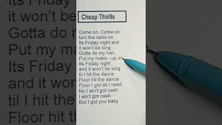 sia cheap thrills lyrics part -1 #sia #cheapthrill #lyrics sia cheap thrills lyrics part -1 #sia #cheapthrill #lyrics