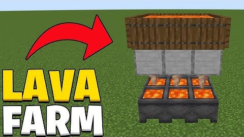 Minecraft 1.21 Simple Lava Farm