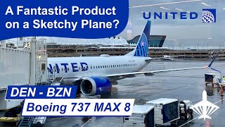 TRIP REPORT | United Airlines UA778 | Denver  Bozeman | Boeing 737 MAX 8 | N17333 | Economy