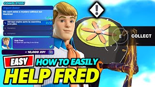 How to EASILY Complete Fred's Found Quest - Help Fred - Fortnite