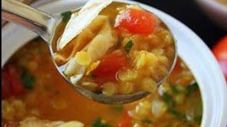 Чечевица сорпасы, чечевичный суп, суп из чечевицы