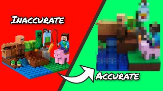 Making More Lego Minecraft Sets Block Accurate!!!