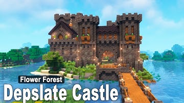 Minecraft: How to build a Deepslate Castle | Tutorial [part2]