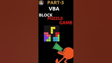 Excel VBA Block Puzzle Game - Part 3: Setting Up the Game 🎮 #shorts #vba #automation #macro #excel
