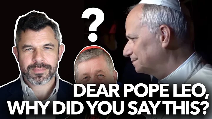 Dear Pope Leo, Why did you say this? Cupich Award Controversy - Dr. Taylor Marshall