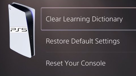 PS5 How to DELETE Searched Words!