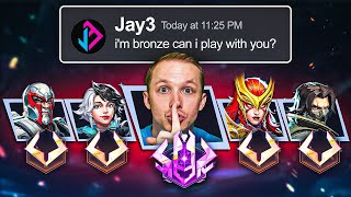 I Went Undercover in BRONZE in Marvel Rivals