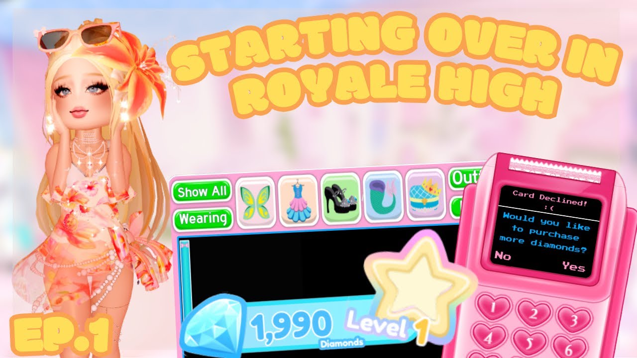 STARTING OVER IN ROYALE HIGH EPISODE 1! nothing to 1 MILLION 😍 ROBLOX Royale High Speedrun Challenge
