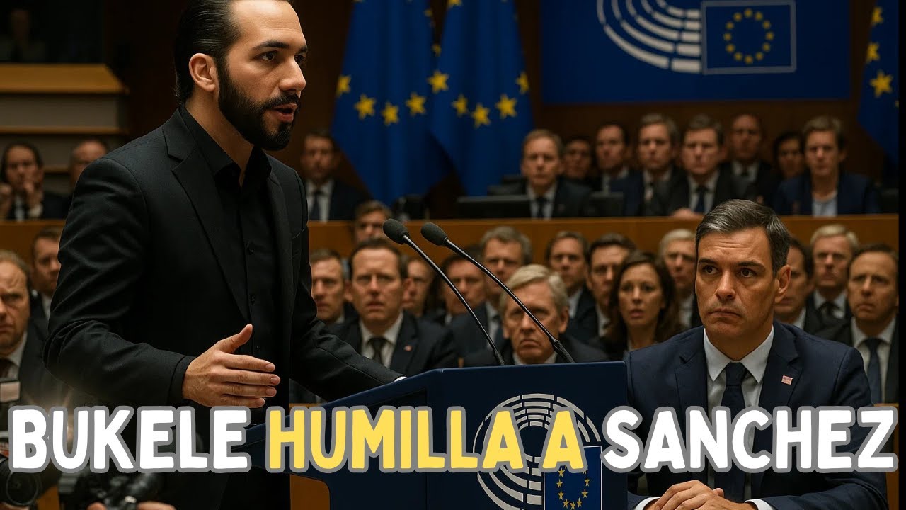 Bukele DESTRUYÓ a Sánchez en Plena Cumbre de Bruselas