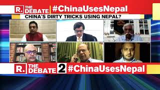 Minendra Rijal vs Arnab goswami live conference talk show.