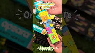 Apsara maat magic  pencil sets  budget friendly #meesho #meeshohaul #meeshofinds #schoolfinds