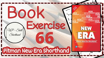 Pitman Solved Exercise - 66  Pitman New Era Shorthand  English Shorthand #pitmannewera #shorthand