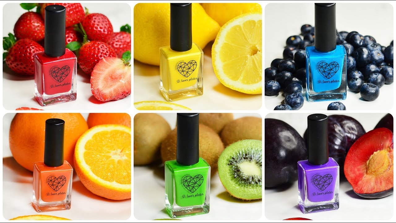 Rainbow Dash Collection - Stamping Nail Polish - B. Loves Plates