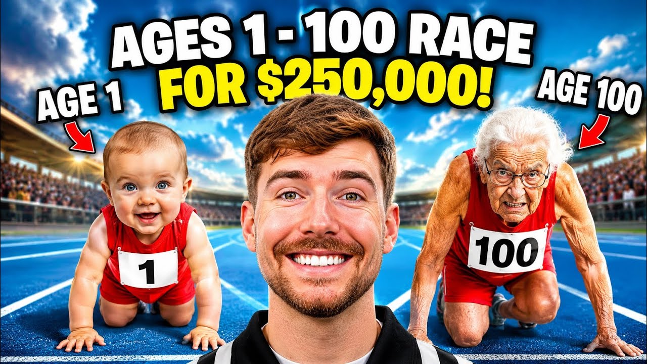 Mr beast new challenge for age 1 years to age 100 years #mrbeast ...