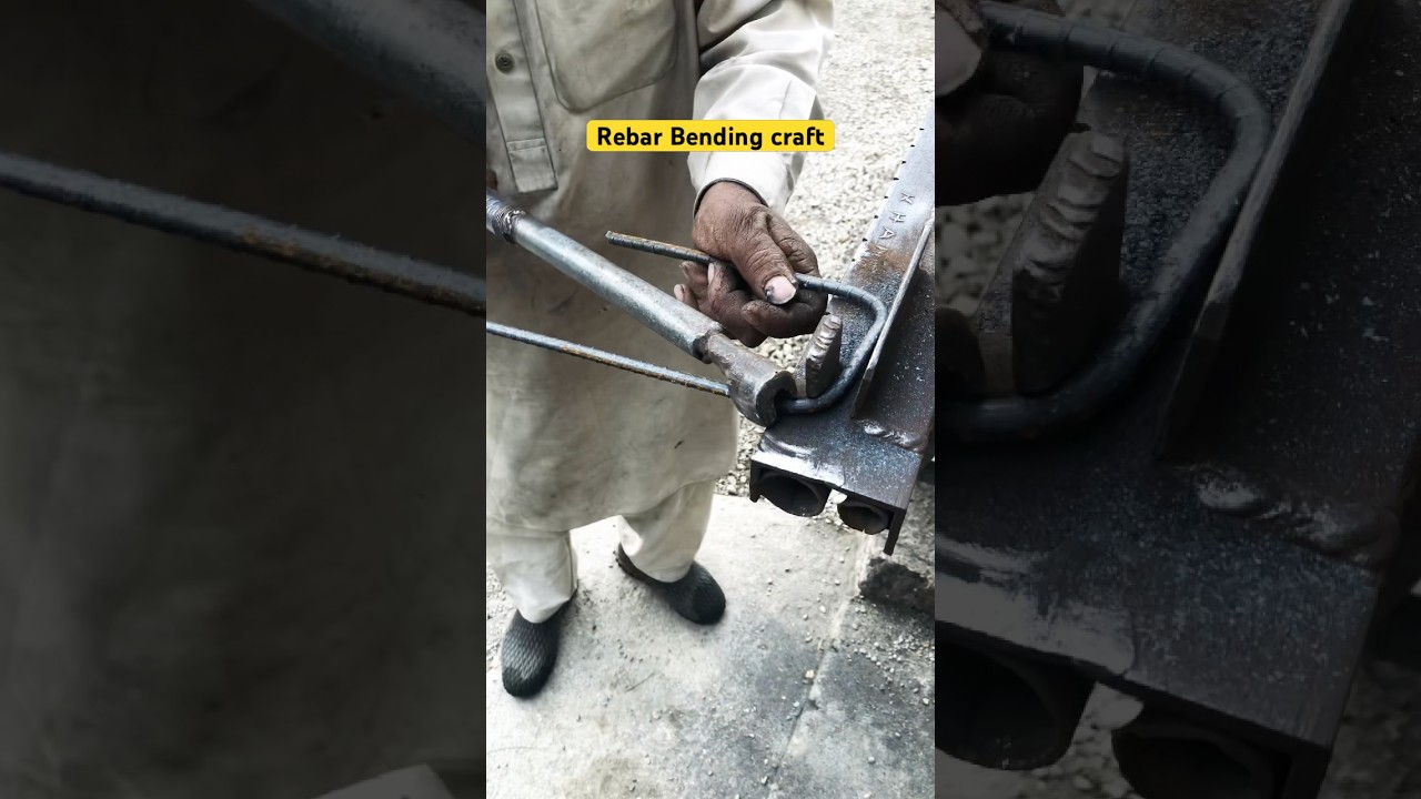 This Rebar Bending Is Too Satisfying to Watch 🔥 