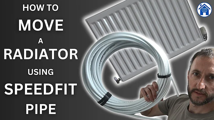 How to MOVE a RADIATOR using PUSHFIT pipe. JG Speedfit plumbing. DIY remove and fit a radiator.