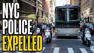 New York City Police Escorted RV Bus Out of Lower Manhattan That Carried Jake Lang