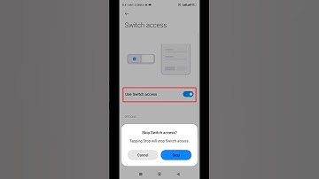 How to disable use switch access setting #shorts