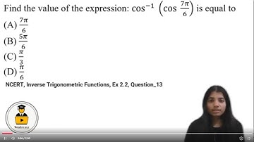 Class 12 NCERT Maths | Ch 2: Inverse Trigonometric Functions| Ex 2.2 Q13 Solution