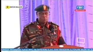 Hiki Ndicho Alikisema Mkuu Wa Majeshi mbele ya Rais Samia Azungumza kwa Majonzi Makubwa.