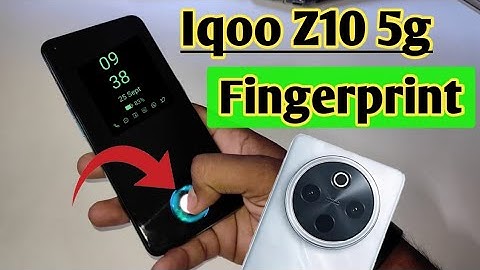 Iqoo z10 5g in display fingerprint setting/Iqoo z10 5g fingerprint screen lock/fingerprint sensor