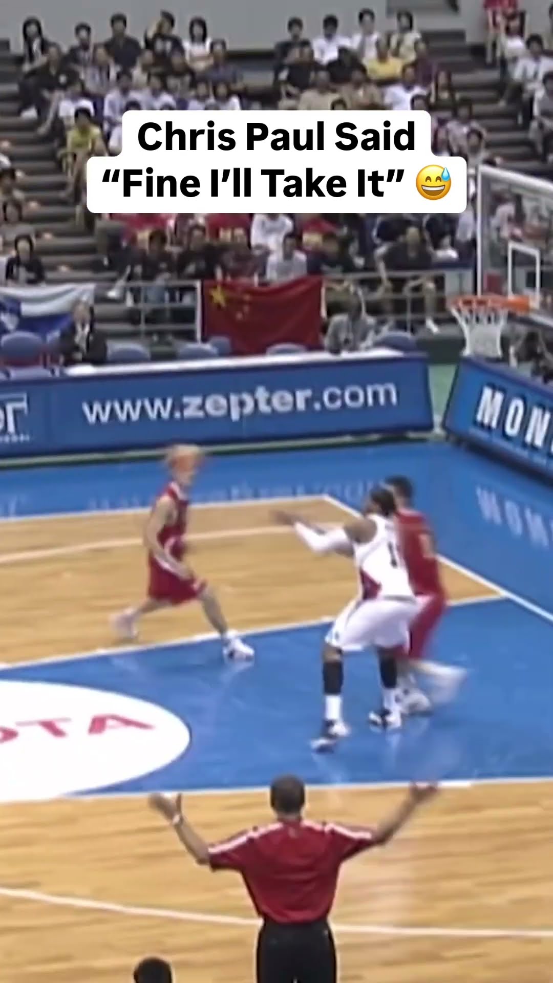 The only way to end this chaotic sequence was a CP3 ??