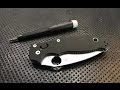 How to disassemble and maintain the Spyderco Manix 2 Pocketknife