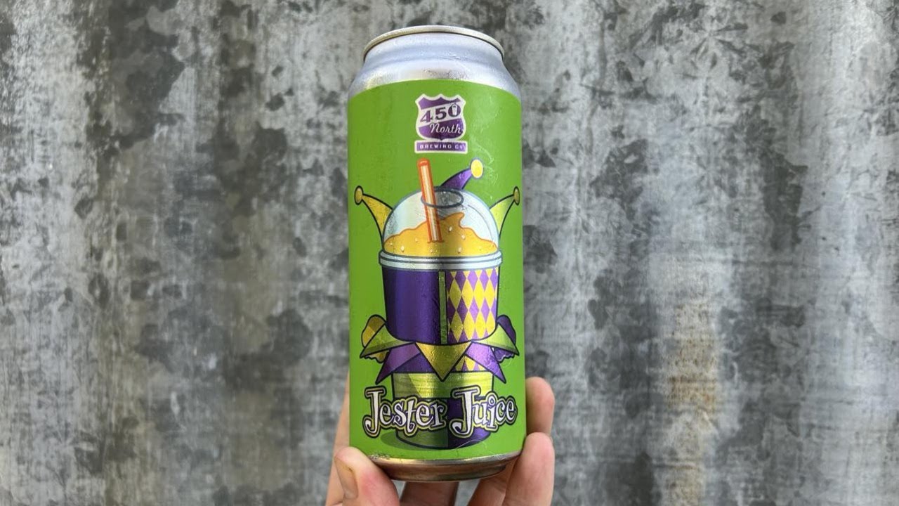 JESTER JUICE | SLUSHY XL | Smoothy Style Sour Ale | 450 North Brewing Co, Columbus, Indiana, USA
