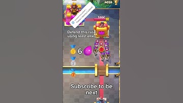 Freeze + Skarmy, Defend this rush using least elixir #edit #memes