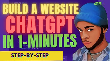 Build a WEBSITE Using ChatGPT In 1 Minute