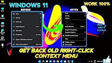 How To Enable Old Right-Click Context Menu Back on Windows 11