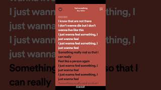 Bea Miller- Feel something lyrics slowed shorts