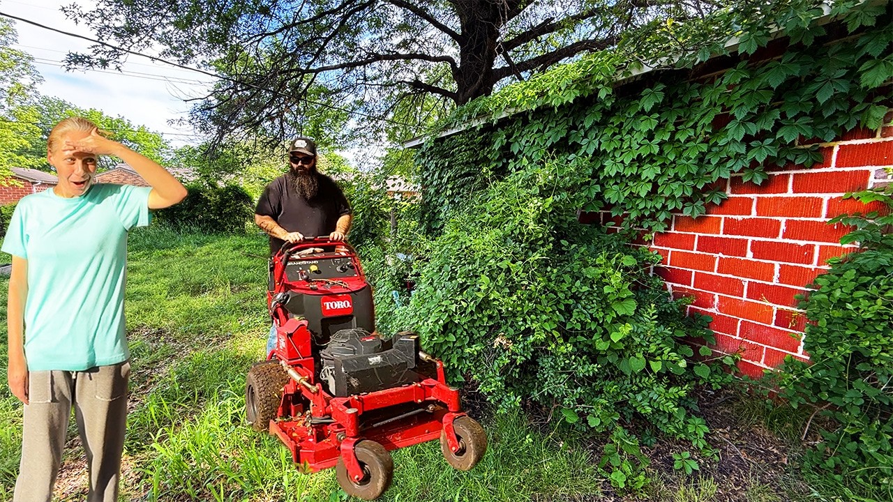 30 CUBIC Yards of Trash Removed – Starting the Cleanup of an ENTIRE OVERGROWN BLOCK
