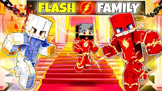 Having A FLASH FAMILY in Minecraft! (Hindi)