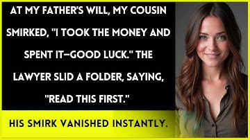 My Cousin Laughed About Stealing My Inheritance—Until the Lawyer Handed Me the Secret Folder...