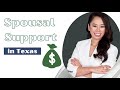 Spousal Support in Texas