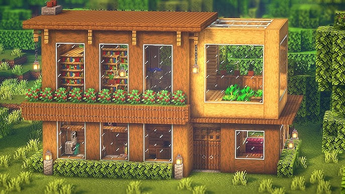 ⚒️ Minecraft Tutorial  Casa Inicial (Para Survival) 🏡 