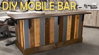 How to Build a Mobile In-Home Bar | Woodworking