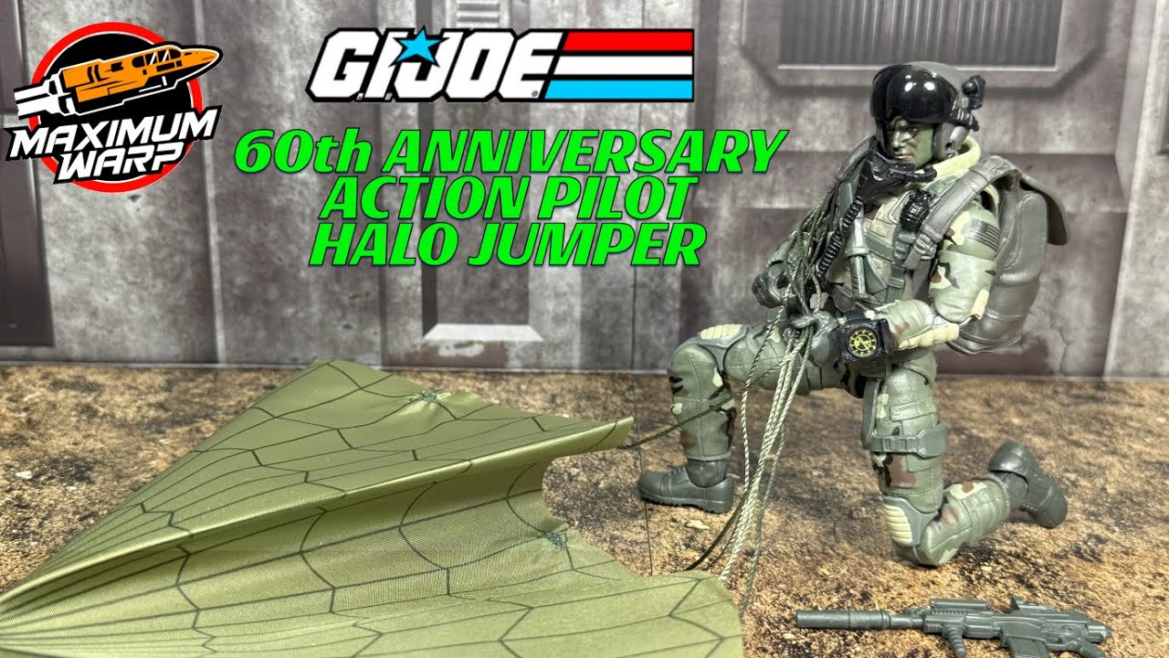 GI Joe Classified ACTION PILOT HALO JUMPER action figure review