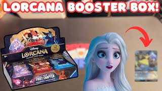 ENCHANTED HIT! Disney Lorcana First Chapter Booster Box Unboxing!