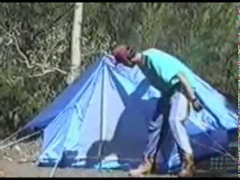 Юмор.Палатка,варан и розыгрыш от товарища.