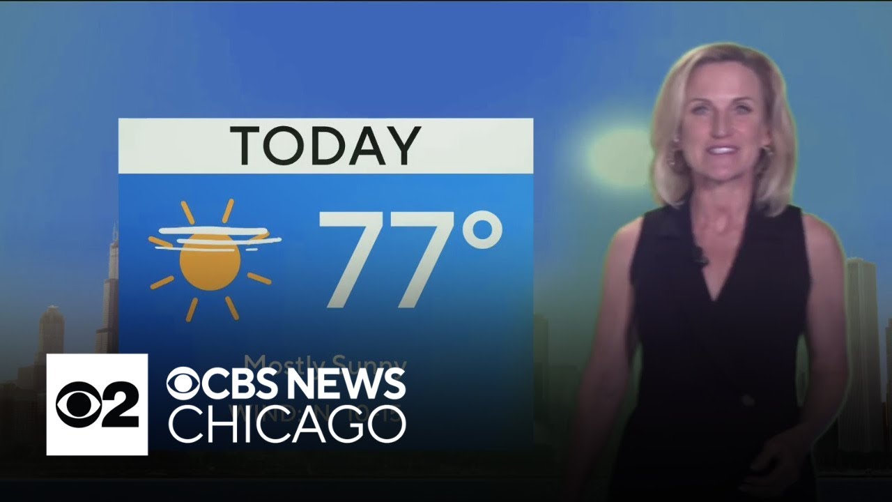 Dry, sunny in Chicago with upper 70s for highs - YouTube