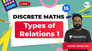 Types of Relations - 1 | Lec 15 | Discrete Maths | GATE CSE 2021 Exam