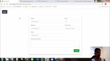 PHP CRUD | Part 5: Create - Setting up Form