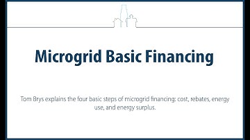 Microgrid Basic Financing