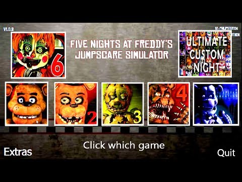 Ultimate Custom Night Jumpscares: All FNaF 6 Animatronics 