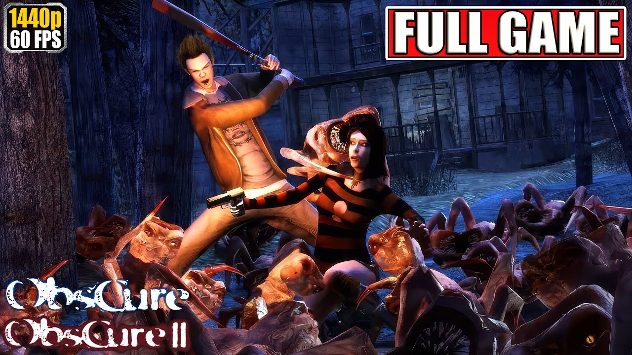 Obscure & Obscure 2 The Aftermath Full Gameplay Walkthrough [PC Longplay Playthrough] No Commentary