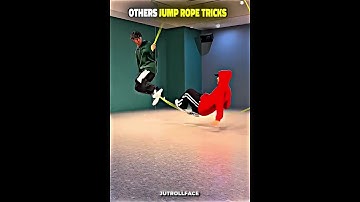 Other jump rope tricks vs this Girl 😱☠️